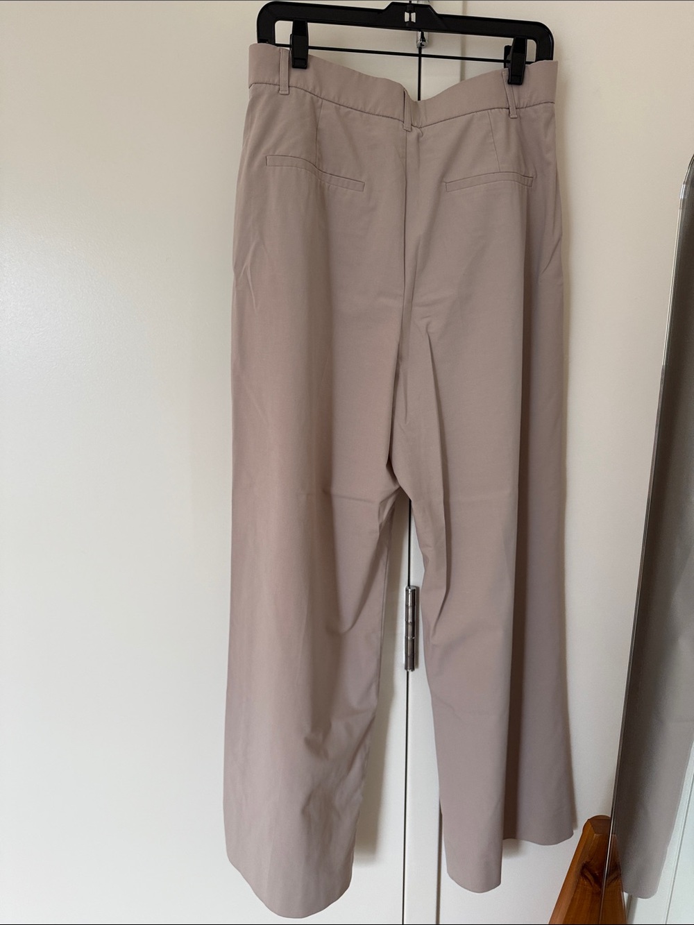 Zara Wide Leg Pants in Light Taupe - Picture 4 of 5